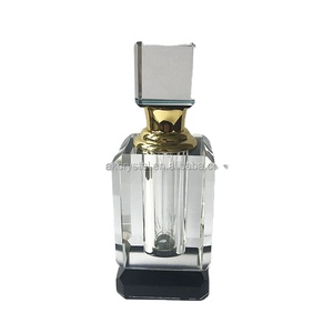 Elegantes Frascos <span class=keywords><strong>de</strong></span> Perfume, Botellas <span class=keywords><strong>de</strong></span> Vidrio <span class=keywords><strong>de</strong></span> Cristal Cuadradas <span class=keywords><strong>de</strong></span> Lujo para Aceite <span class=keywords><strong>de</strong></span> Perfume Attar, 3, 6, 12 ml - Product Image 1