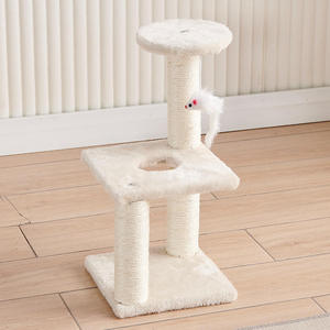 Density Board Cat Climbing <b>Frame</b> Minimalist Model Little 023 3-Level Simple Cat Jumping Platform Scratching - Product Image 3