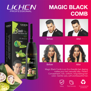 Lichen Black Hair Fast <strong>Colour</strong> Dyeing <strong>Shampoo</strong> - Product Image 4