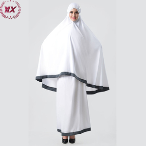 Vente en gros de femmes musulmanes islamiques Abaya ample Dubai Khimar Long Hijab <span class=keywords><strong>Jilbab</strong></span> Ensemble de prière Robe de prière - Product Image 2