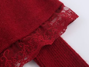 Abbigliamento Donna MYST&ZA Nuova Collezione Inverno 2025: Maglione a Collo Tondo in Maglia Conica Elegante, Versatile e Alla Moda - Product Image 3