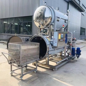 Máquina de Procesamiento por Alta Presión de <span class=keywords><strong>Vapor</strong></span> de Agua (HPP) Automática Horizontal para Frascos de Vidrio, <span class=keywords><strong>Autoclave</strong></span> para Alimentos, Uso en Restaurantes de Carne, con PLC - Product Image 2