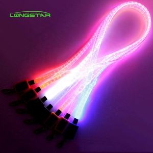 ロングスター ギフトファクトリーのカスタムIDフラッシュLEDランヤード、新年向けに人気のTPU素材 - Product Image 2