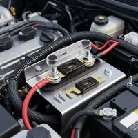 Kit de support de fusible ANL automobile avec fusible ANL 200A et bornes à goujon M8, max 500A pour voiture, camion, bateau, vente en gros, OEM