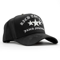 Gorra de Béisbol Deportiva de 5 Paneles de Gamuza con Logo Bordado 3D, Ajustable y con Efecto Desgastado, en Cromo Oro Rosa de Alta Calidad