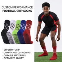 Chaussettes de compression athlétiques pour jeunes personnalisées, séchage rapide, respirantes, antidérapantes, pour le football, écologiques, tricotées à rayures, style chaussettes mi-hautes