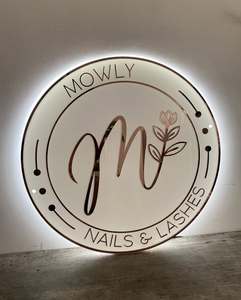 Métal doré personnalisé 3D Acrylique Logo LED Canal rétroéclairé Publicité murale extérieure Néon pour entreprises Bars Bâtiments pour magasins Voitures - Product Image 2