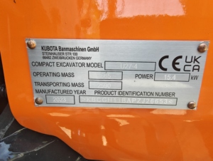 Excavadora Kubota u27 u20 Usada en Venta, Mini Excavadora en Buen Estado, Precio Bajo, Compacta, Lista para Trabajar - Product Image 4
