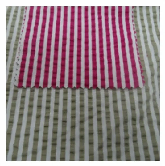 Оптовая продажа, легкая 100% хлопчатобумажная ткань 110x70, окрашенная полосатая ткань для рубашки