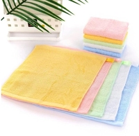 Serviette de Visage en Fibre de Bambou Couleur Unie, Multi-Usages, Douce et Confortable, Absorbante, pour la Maison, le Spa, Cadeau