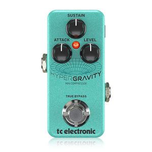 <span class=keywords><strong>TC</strong></span> ELECTRONICS HYPERGRAVITY MINI COMPRESOR Guitarra eléctrica Bajo Distorsión Efecto de un solo bloque Ofrece efecto de guitarra - Product Image 1