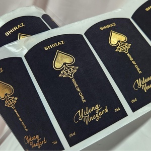 Etiquetas Adhesivas Personalizadas de Alta Calidad para Vino, Etiquetas de Lujo con Acabado de Terciopelo - Product Image 6