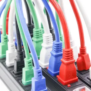 PDU Rak Server Kabel Daya Kabinet IEC 320 C19 C20 Kabel Daya