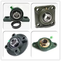 Unité de roulement à billes à montage sur bride UCFL205-16, alésage de 1 pouce, alignement automatique, boîtier en fonte, bloc de roulement à vis de verrouillage