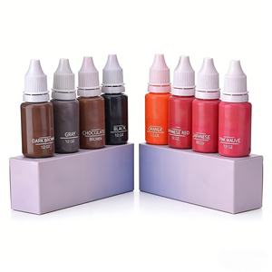 Pigmento para Tatuajes OEM de 20 Colores y <span class=keywords><strong>15</strong></span> ml, Tinta de Alta Penetración a Prueba de Agua para Salones y Estudios Profesionales - Product Image 1