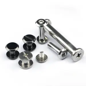 Folder Metal Material Anti-rust Face Stud High Quality Metal Rivet Painted Single and Double Side Rivet