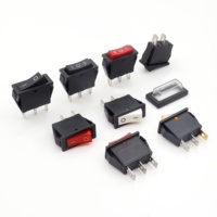 Interrupteur à bascule KCD3 2 positions Copper Pin Interrupteur d'alimentation LED illuminée Interrupteur à bascule Support Personnalisation