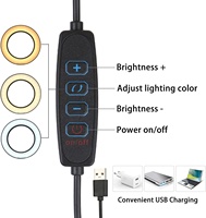 Lampe de bureau LED intelligente 12W en métal à bras articulé flexible, alimentée en courant continu, avec 3 modes de couleur, gradation à 10 niveaux et loupe à clipser