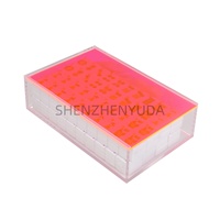 Boîte de rangement de carreaux transparents MAHJONG personnalisés OEM ODM acrylique MAHJONG accessoires de jeu approvisionnement direct d'usine