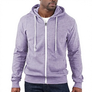 Sudadera con Capucha Personalizada con Logotipo OEM para Hombre, Estilo Urbano, Invierno, Cierre de Cremallera, 100% Algodón, 340 GSM, Forro Polar, Suave, Cálida, Corte Ajustado, Tejida - Product Image 6