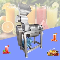 Máquina Comercial para Hacer Jugos de Frutas Frescas de 300-1000 kg/h, Máquina Exprimidora y Trituradora de Frutas como Maracuyá, Durazno, Uva y Coco