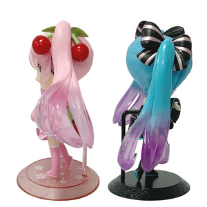 Figura de Anime Japonés Estilo Q, 2 Estilos, <span class=keywords><strong>Sakura</strong></span> y Fantasma de las Nieves, Figura de PVC para Decoración de Pasteles, para Fanáticos - Product Image 4