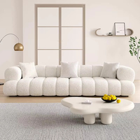 Ensemble de canapé sectionnel de salon moderne de luxe à trois places extensible et rafraîchissant avec canapé inclinable et meubles en bois massif italien