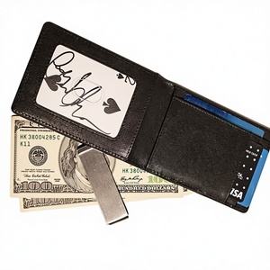 Factory Leather Men's Z-fold Wallet Custom Magician Props FPS Wallet Street Stage Show Profession Magic Trick Purse - Product Image 3