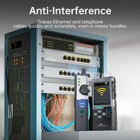 Testeur de câble réseau FNIRSI LPM-10A, traceur PoE, mesure de tension NCV, mesure de longueur, sertissage RJ45 RJ11, anti-interférence, flash, IP55