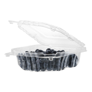 Envases desechables de plástico PET para alimentos, 24 oz, con bisagras, a prueba de manipulaciones, asegura la frescura, bayas reciclables - Product Image 2