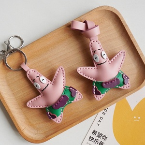 Boshiho DIY Handbag Pendant Dog Creative Keychain Schoolbag Leather Accessories Handmade <b>Keyring</b> Customized Color 7.5x3.5cm Kids - Product Image 6