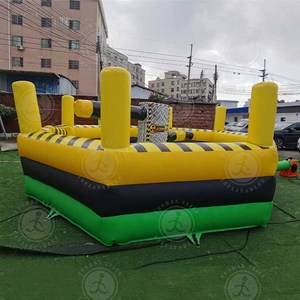 Thổi lên trẻ em dành cho người lớn nhà bị trả lại không khí trượt Inflatable các chướng ngại vật - Product Image 2