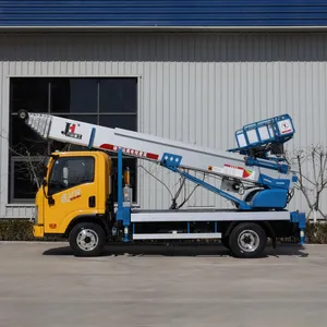 Jiuhe Faw 4X2 36M Hoogwerker Vrachtwagen Bewegende Emmer Ladder Heftruck