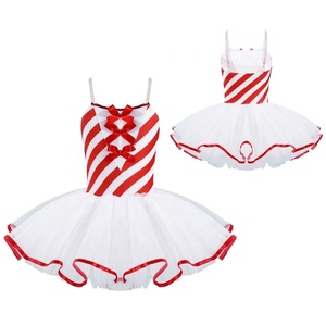 4-16 bambini ragazze natale danza danza del balletto abito senza maniche Tutu abito per Cosplay a tema di gioco di ruolo festa spettacolo di carnevale - Product Image 1