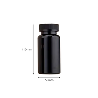 Bouteilles de pilules en plastique PET de haute qualité de 150 ml avec bouchon de sécurité pour enfants, contenants pour comprimés de vitamines en gros