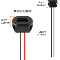 Typ-C Buchse 2-Pin USB-Anschluss Typ-C mit Buchse Schnellladebuchse Ladeanschluss USB-C Ladestecker