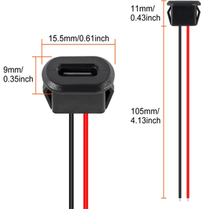 <span class=keywords><strong>Connecteur</strong></span> <span class=keywords><strong>USB</strong></span>-<span class=keywords><strong>C</strong></span> femelle 2 broches avec prise femelle, port de charge rapide, prise de charge <span class=keywords><strong>USB</strong></span>-<span class=keywords><strong>C</strong></span> - Product Image 4