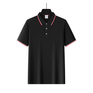 Оптовая продажа, модная спортивная рубашка-поло с 2 пуговицами, обычная длина - Product Image 2