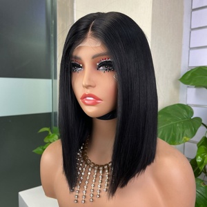 Wholesale 100% Human Hair 2x6 Kimky Closure Color <b>Bob</b> <b>Wig</b> Vietnam Hair - Product Image 4