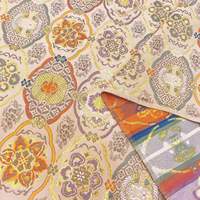 Fil organique de haute qualité teint en brocart de soie de mûrier, tissu fait à la main pour les Designers d'intérieur/