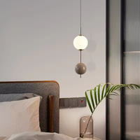 Lustre moderne nordique à LED pour la décoration de table de restaurant, design nouveau
