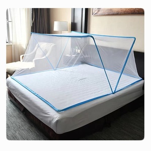 Family Size Pop up Mosquito Net Tent with Fine Mesh for Camping Bedroom Patio Travel Easy <b>Fold</b> Portable Carry Bag Wholesale - Product Image 3