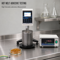 Viscosimètre numérique Brookfield à haute viscosité 20-80M MPa.s avec four à 300°C, testeur d'adhésif thermofusible RS232