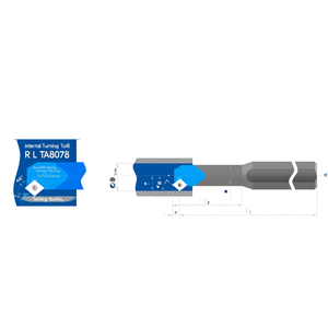 Internal Turning <b>Tool</b> R/L TA8078 Mini Positive Insert Turning <b>Tool</b> For Precision Machining - Product Image 2