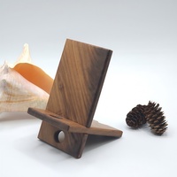 Support de téléphone artisanal en bois massif (noyer, érable, cerisier) – Support de téléphone en forme d'avion, support de téléphone à ventouse, support de caméra pour téléphone