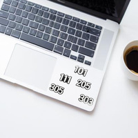 In-Stock Stati Uniti Middle-East Street numero di telefono In metallo adesivi adesivi per telefono regione stile città viaggio alla moda regalo OEM fabbrica personalizzata