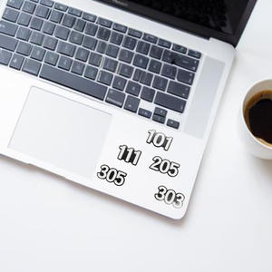 ในสต็อกสหรัฐอเมริกาหมายเลขโทรศัพท์ถนนตะวันออกกลางสติกเกอร์โลหะป้ายสไตล์เมืองของขวัญอินเทรนด์การเดินทาง - Product Image 4