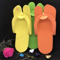 Tongs en caoutchouc unisexe bon marché, vente en gros, pantoufles en mousse Eva jetables pour Salon de manucure et SPA de jour