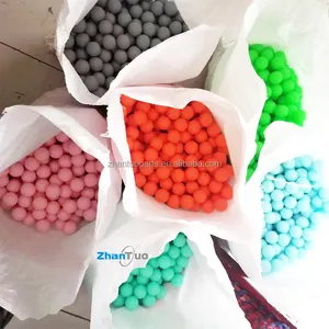 high quality VMQ rubber Silicone bouncy ball used on machines