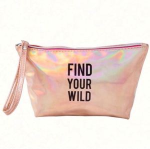 Bolsa de Maquillaje Ligera para Mujer, Diseño Moderno, con Cierre de Cremallera, PVC Láser, Bolsa de Cosméticos Holográfica, Bolsa de Aseo - Product Image 2